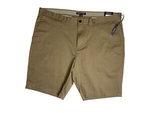 Michael Kors Shorts Mens Sz 40 NEW Stretch Flat Front Casual Preppy Khaki Chinos